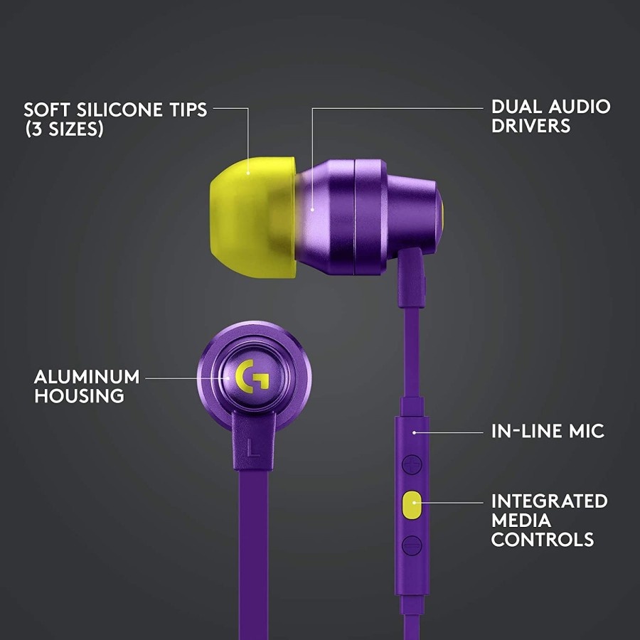 Logitech G333 In-Ear Earphone Gaming