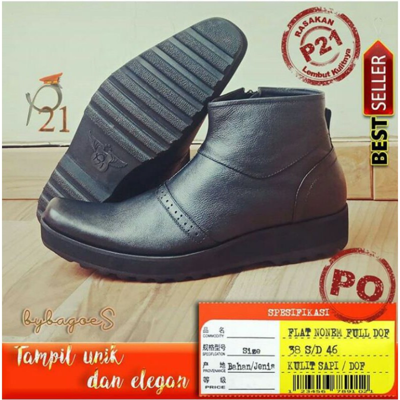 FLAT NONEM FULL DOF / SEPATU P21 / SEPATU PRIA