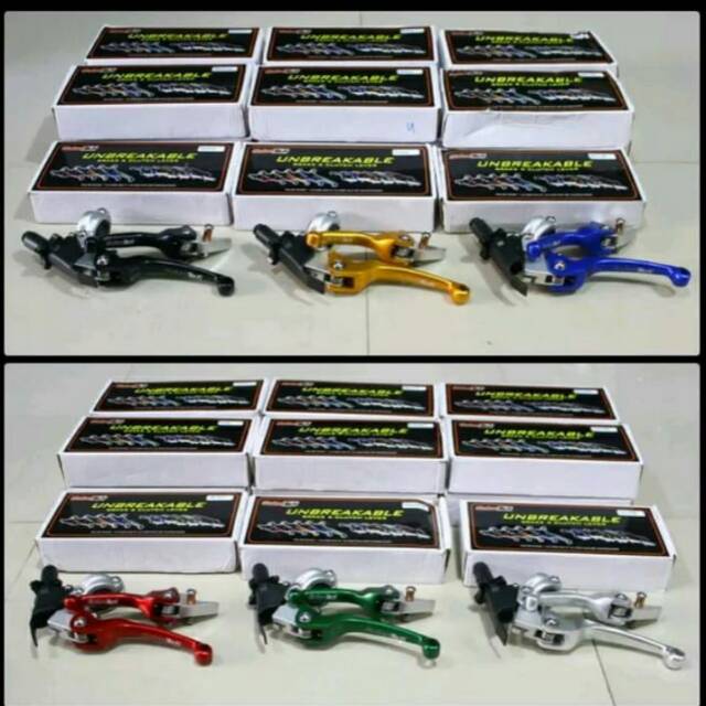 Handle enduro tech kiri kanan handle kopling dan rem klx