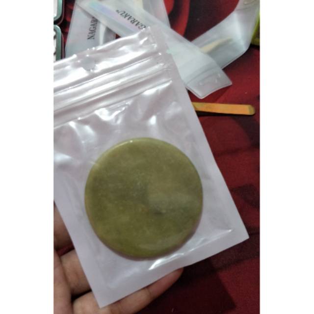 Pallete stone for glue - batu giok 5cm - media lem eyelash extention - batu untuk tempat lem