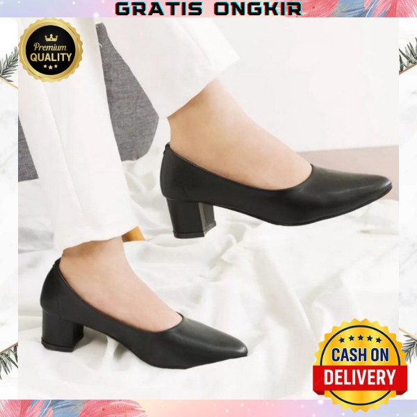 Sandal Sendal Sepatu Hills High Heels Haigh Heels Hils Hells Hels Heals Hak Tinggi Santai Formal Pes