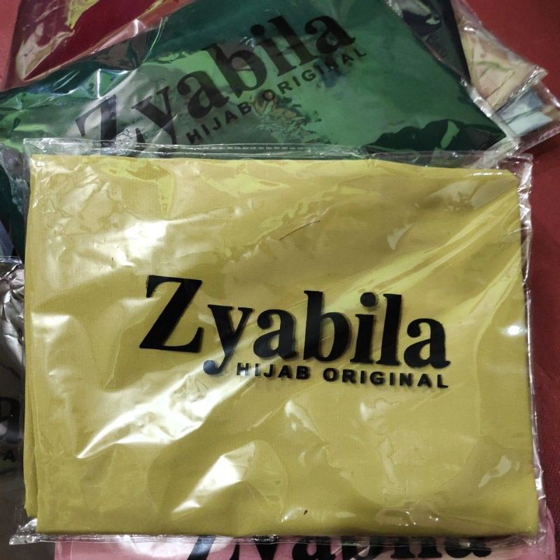 Jilbab bergo Maryam bahan wolfis brand original-Lime