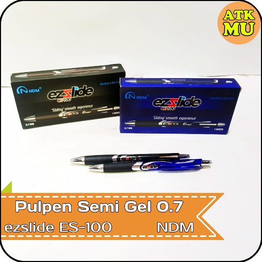 

Pulpen Semi Gel 0.7 ezslide ES-100 NDM
