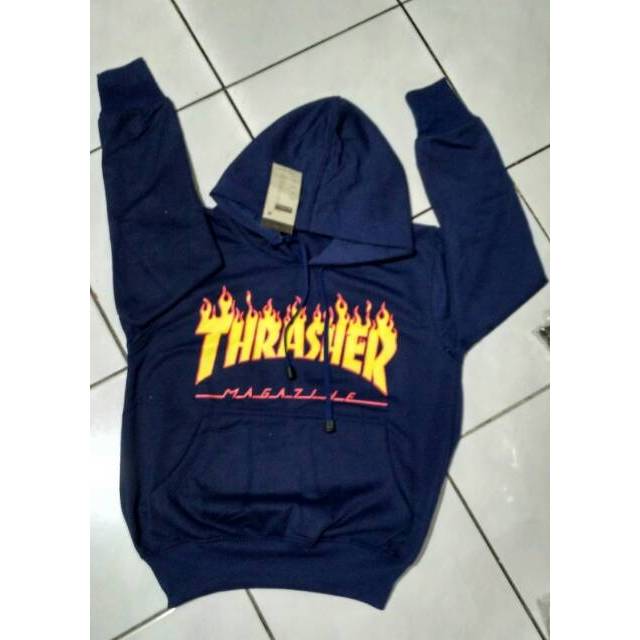 jaket anak thrasher flame