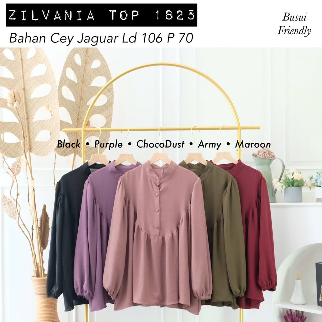 ZILVANIA TOP / ATASAN KERJA / BLOUSE / KEMEJA