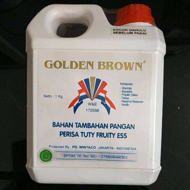 

Golden Brown Tutty Fruity Essense 1 Liter