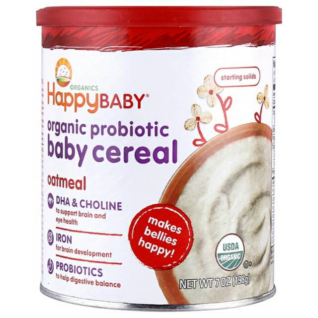 happy baby organic oatmeal