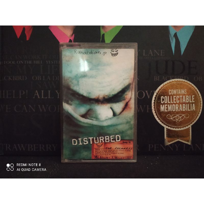 Kaset Pita : DISTURBED - THE SICKNESS.