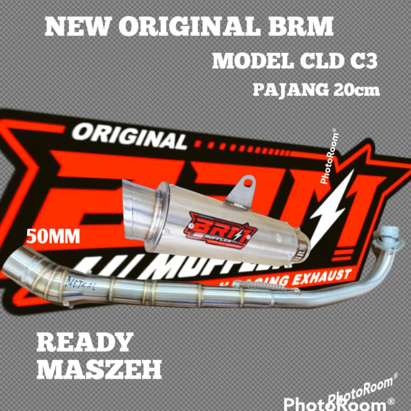 KNALPOT RACING BRM ORI MODEL CLD C3 CLD MONSTER Knalpot racing jupiter vega vega r vega zr supra gra