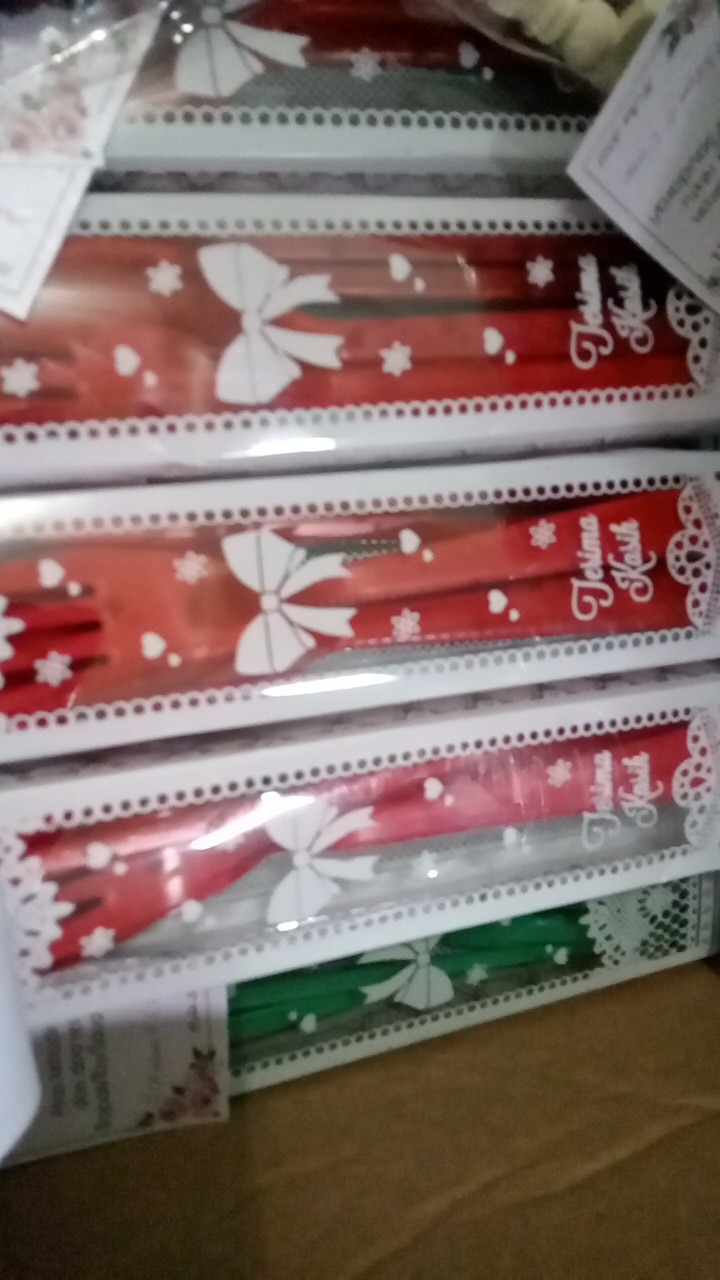 Souvenir Pernikahan Sendok Garpu Sumpit Travel Kemas Mika