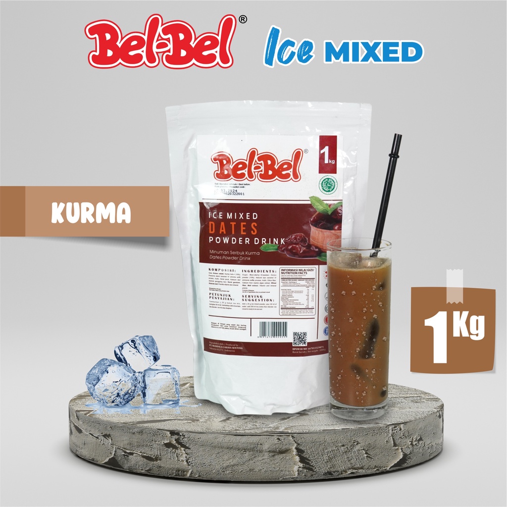 

Milkshake Kurma | Bubuk Minuman Milkshake Rasa Kurma | Milkshake Powder 1 Kg Halal | BPOM