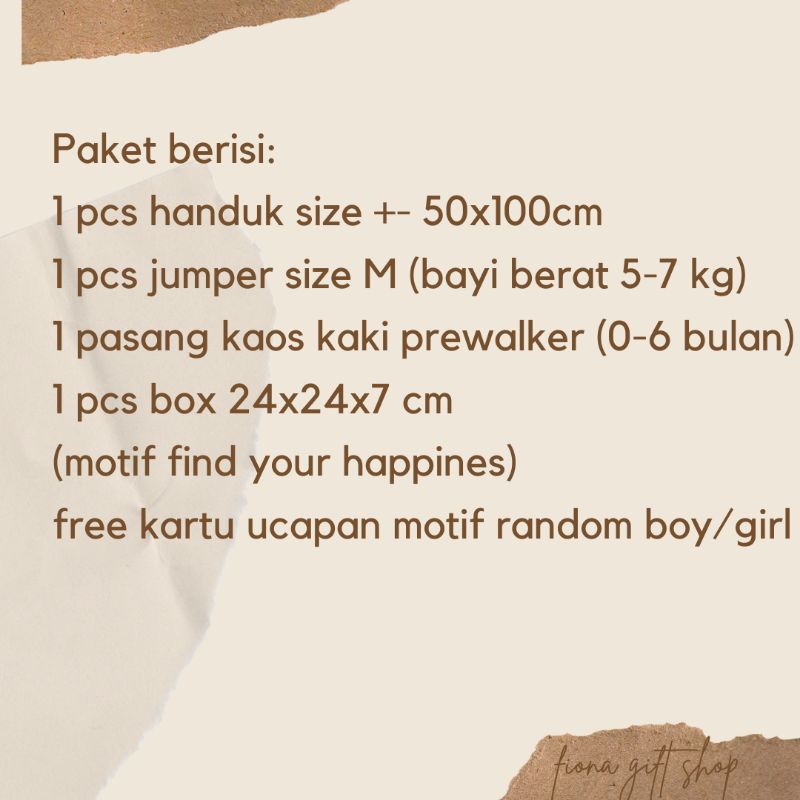 Hampers bayi|Kado bayi|baby gift|parcel kelahiran|boy&amp;girl handuk 3in1