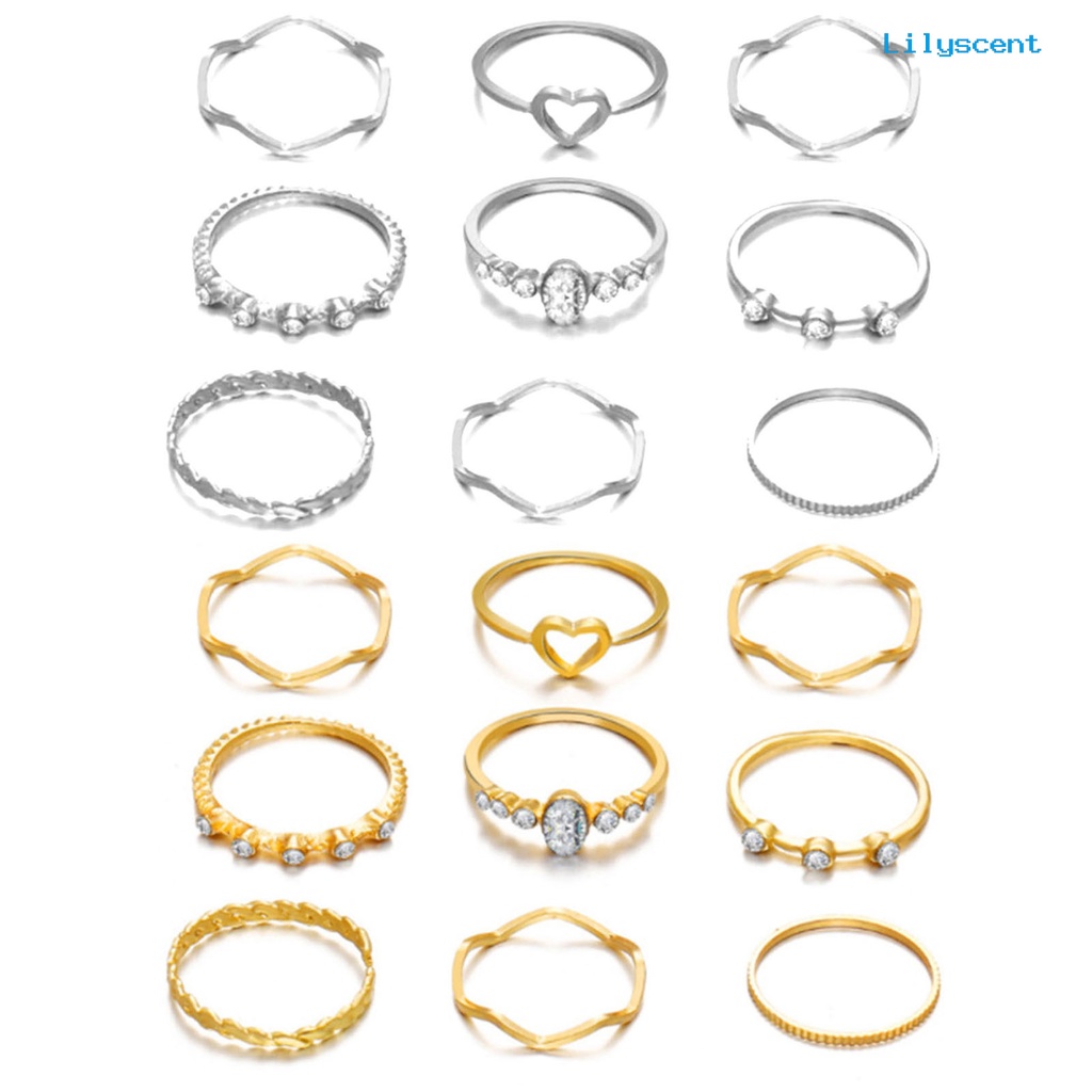 9 Pcs / Set Cincin Jari Gaya Vintage Untuk Hadiah Wanita