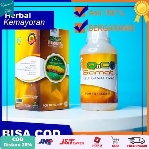 

◾COD◾ qnc jelly gamat HALAL - Jelly Gamat Gold G ORIGINAL