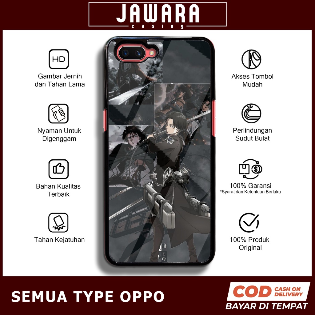 Case Oppo A3S Case Hp Oppo A3S Premium Glossy Jawara Casing [AOT1] Casing Hp Aesthetic Kesing Hp Kar