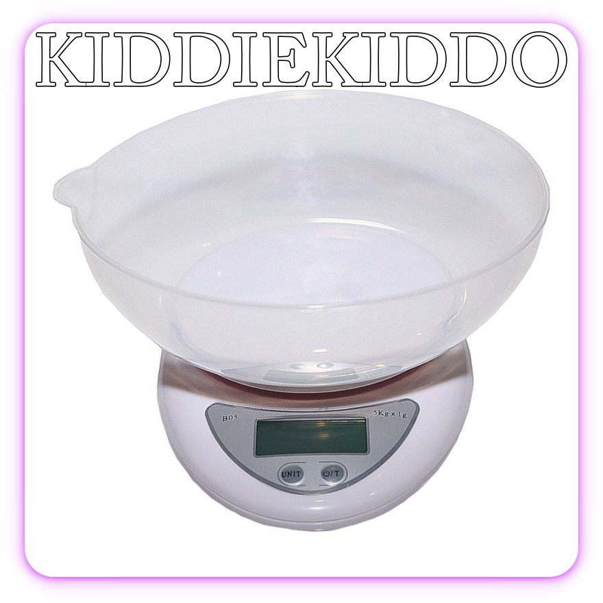♥KID♥ Timbangan Dapur Kue Roti Digital Mangkok Kitchen Scale | Shopee