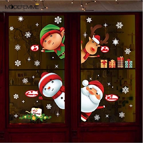 [ Christmas Wall Window Stickers Home Decoration Products Accessories ]