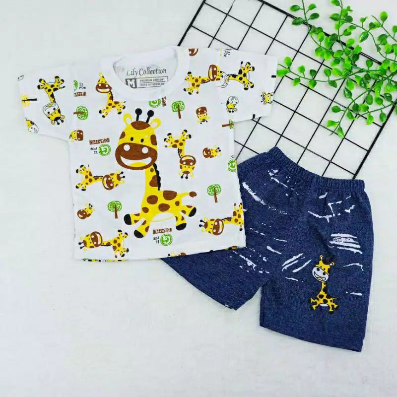 baju stelan anak jerapah