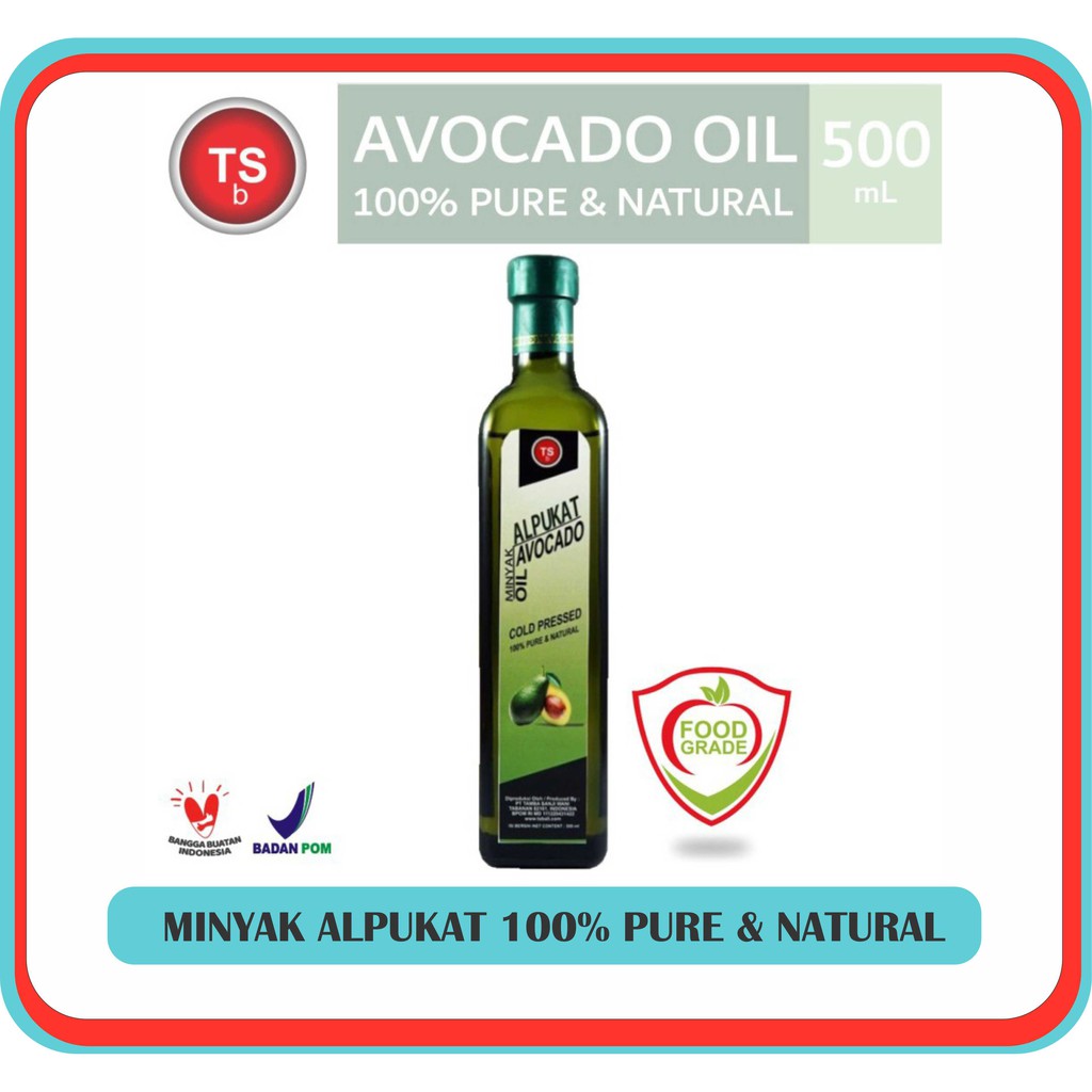 

TSb - Minyak Alpukat Avocado Oil TSBali 100% Murni & Alami 500ml & 1000ML