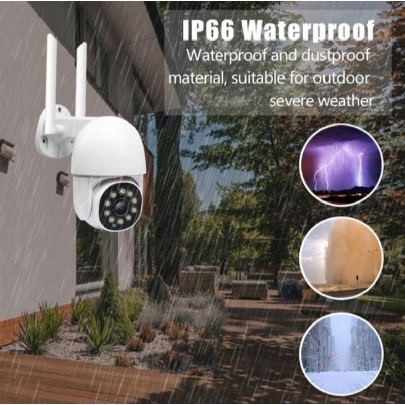 CCTV IP CAMERA V380PRO OUTDOOR 8MP FULL HD 1080P SMART WIFI CCTV CAMERA WATERPOOF ANTI AIR