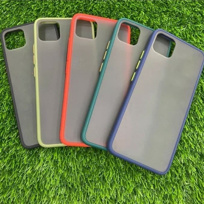 CASE MATTE REALME C11 TRANSPARAN FUZE MACARON MY CHOICE - FA