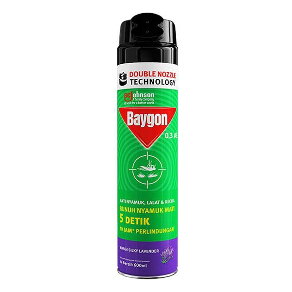 Baygon Aerosol Lavender 600 Ml