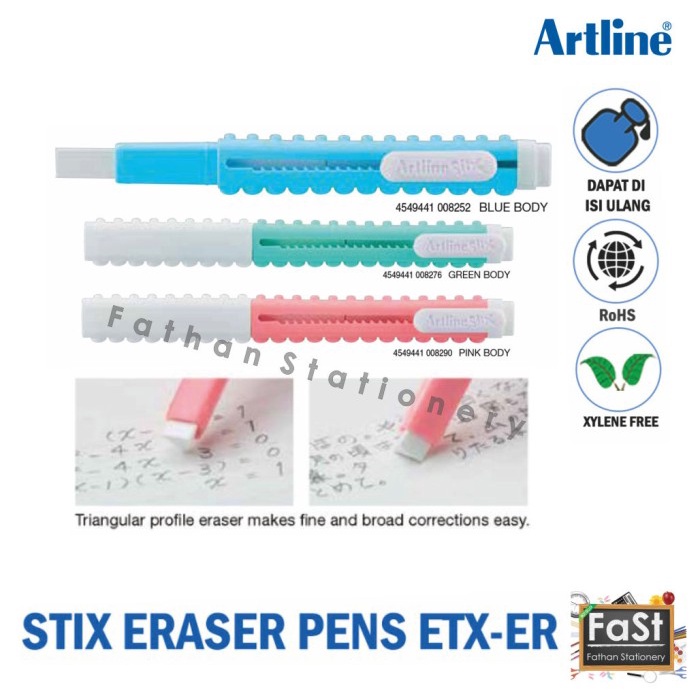 

Hari Ini Penghapus/Eraser Stix Artline Etx-Er Hemat