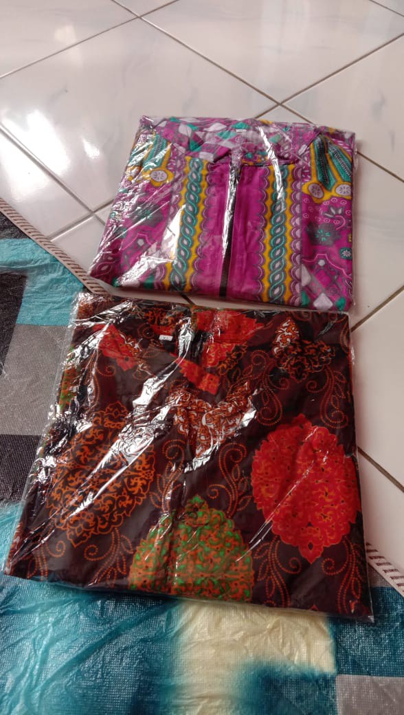 Murah Terlaris Serut Genes Jelita Tunik  Navbor Yelbor Whitbor Creambor Tunic Batik Hrb026 Doby  Dob