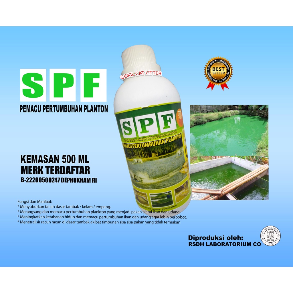 500 ML-SPF SIMBA PLUS PEMACU PERTUMBUHAN PLANKTON