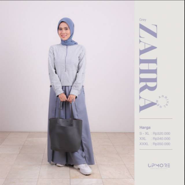 UPMORE Zahra GREY / STELAN KULOT MODERN / KULOT MURAH / UPMORE BEKASI