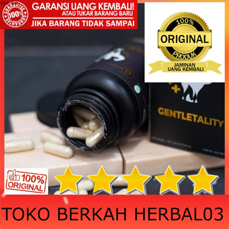 100% ASLI GENTLETALITY 100% ORIGINAL - Suplemen Herbal Stamina Pria Dewasa Terbaik Obat Kuat