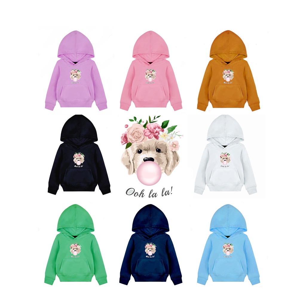 Hoodie Anak OH LA LA !  Sweater Pakaian Fleece Anak M - XL