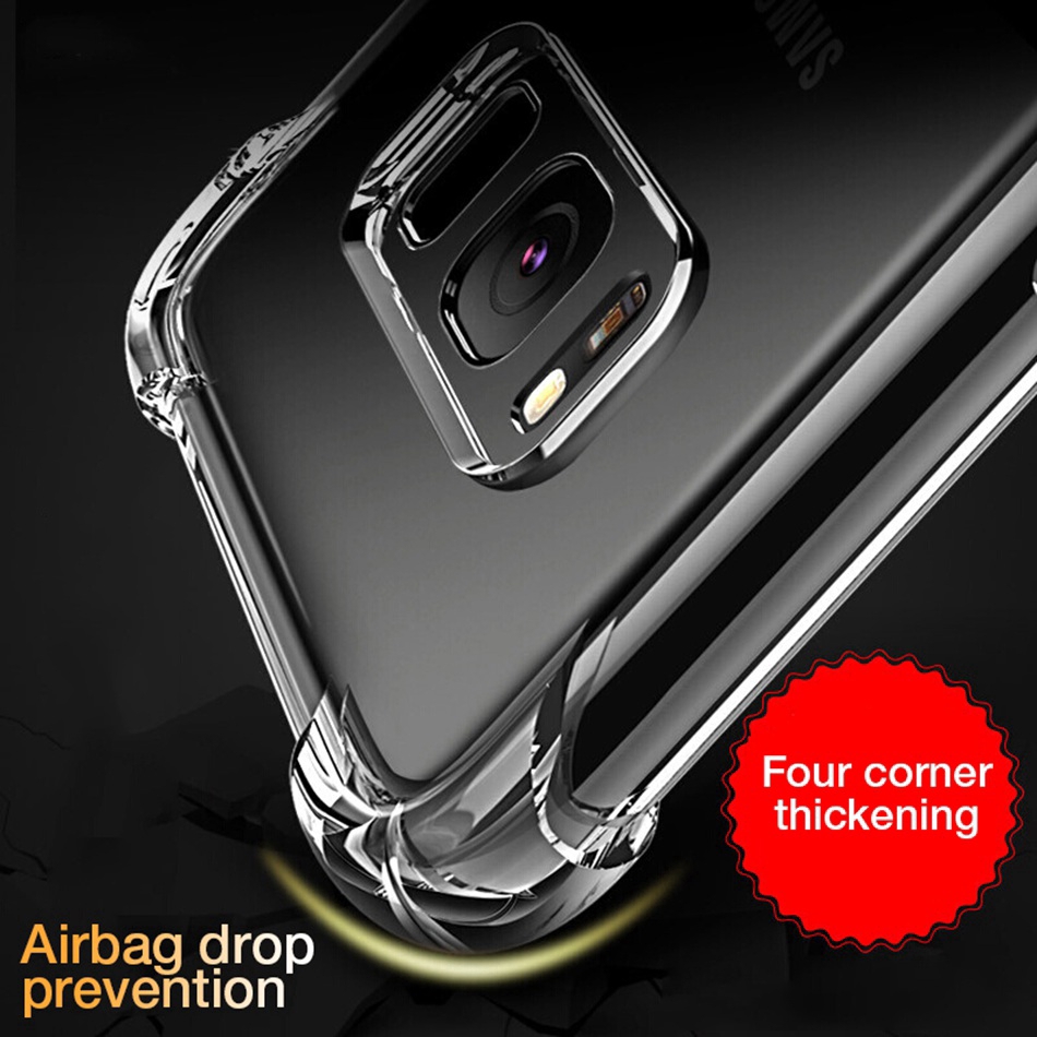 Clear Soft Casing Compatible For iPhone SE 2020 11 12 Pro Max Xs Xr X 8 7 6 6s Plus Soft Case Bahan Silikon Transparan Untuk