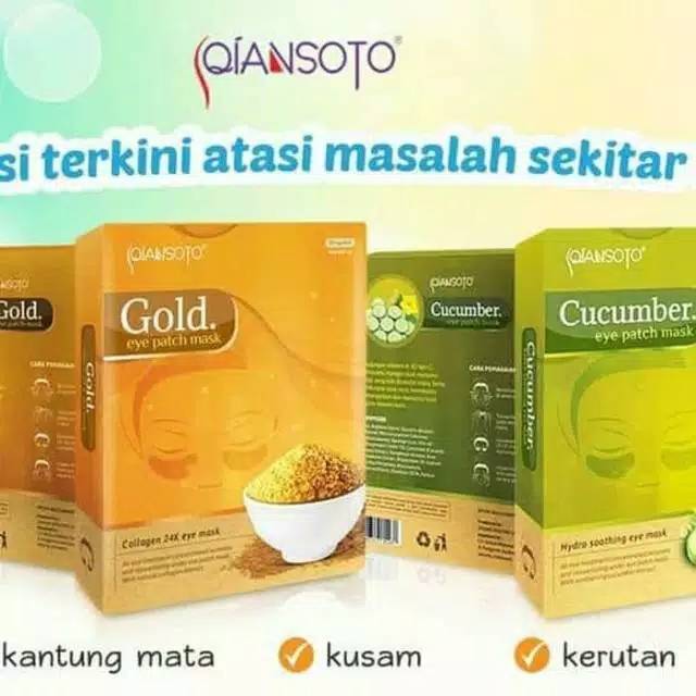 QIANSOTO EYE MASK / MASKER MATA QIANSOTO BPOM