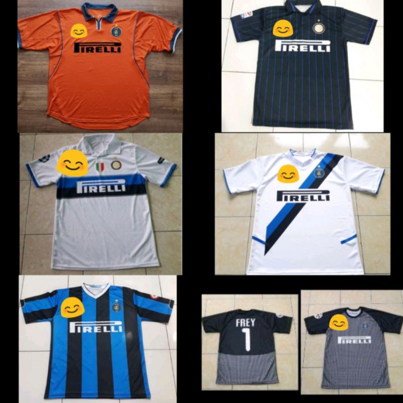 Jersey Inter 2000/2001 Third/Jersey Inter 2001/2002 Kiper/Jersey Inter 2003/2004 Away/Jersey Inter 2