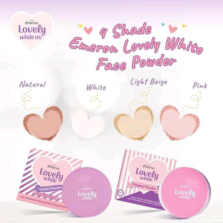 EMERON Lovely White LOOSE POwder / Compact Powder