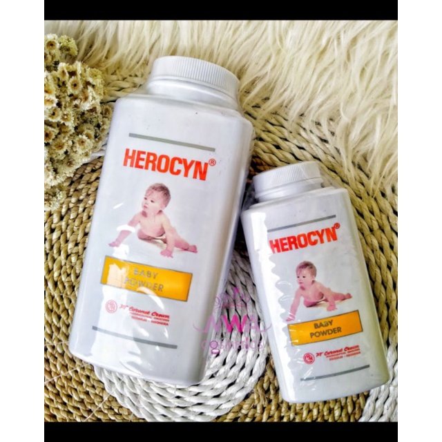 [Bisa Cod] Herocyn Baby Powder/ Bedak Bayi/ Bedak Gatal Bayi/ Bedak Herocyn