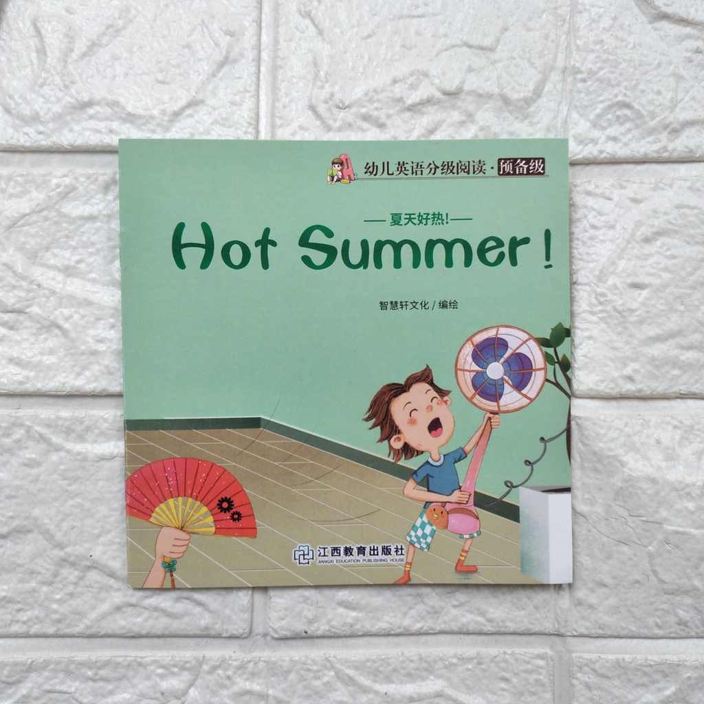 Buku Cerita Anak Import HOT SUMMER Paperback Smart Book Bahasa Inggris dan China