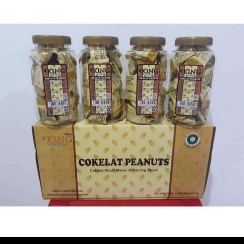 

D'KING BONIBOL COKELAT PEANUT ISI 4 TOPLES