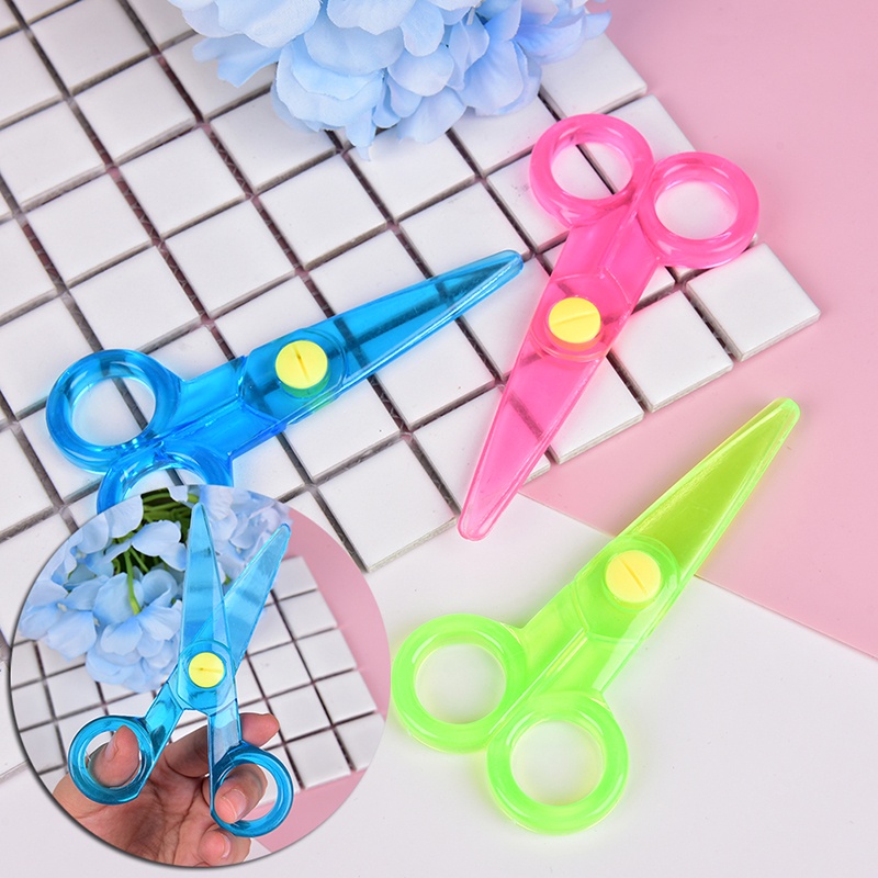 Handmade Gunting Kertas Bahan Plastik Buatan Tangan Untuk Anak