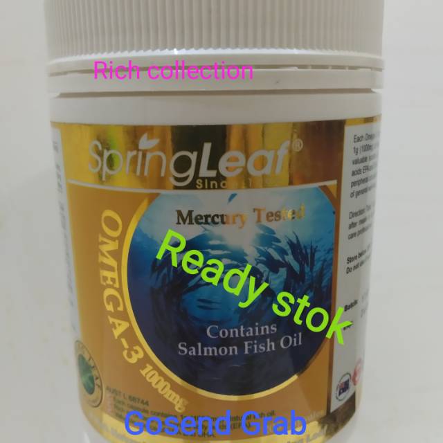 Obat Vitamin Omega 3 Spring Leaf 1000 mg