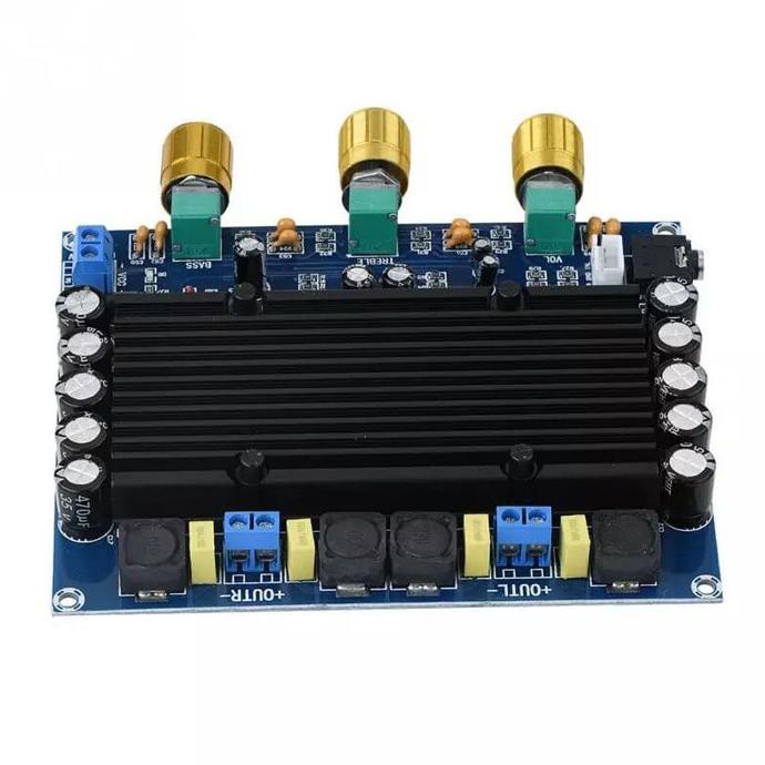 Kit Power Amplifier + Tone Control 2x150W Stereo TPA3116D2 rajvr02 Murah