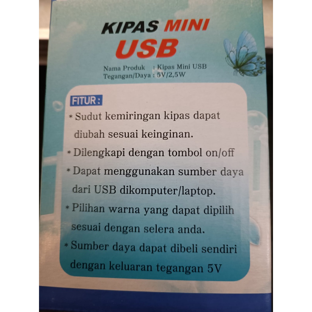 [PROMO]KIPAS ANGIN MINI/KIPAS ANGIN USB KARAKTER/USB MINI FAN/KIPAS PLASTIK