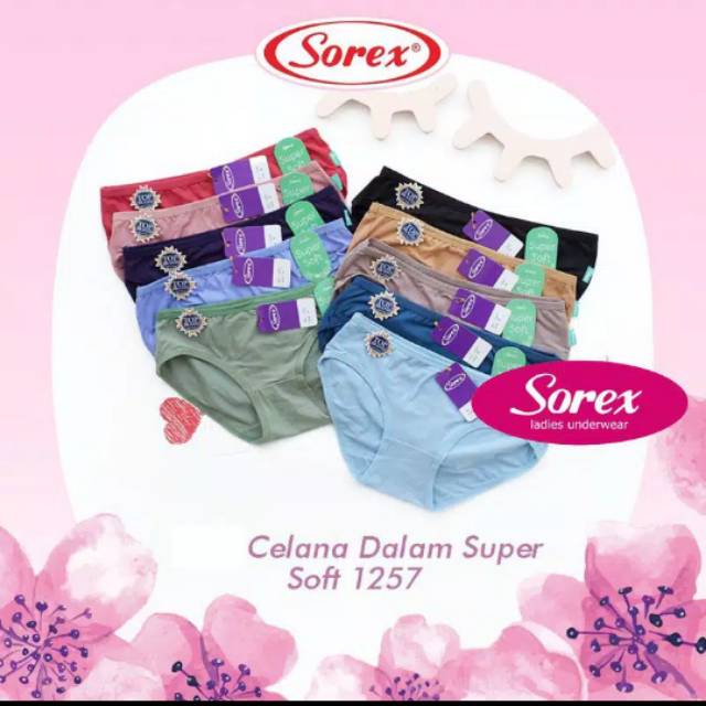 Celana Dalam Katun Mini Super Soft Sorex 1257