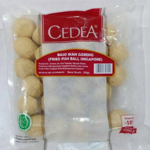 

Cedea Fried fish ball Singapore 500gr