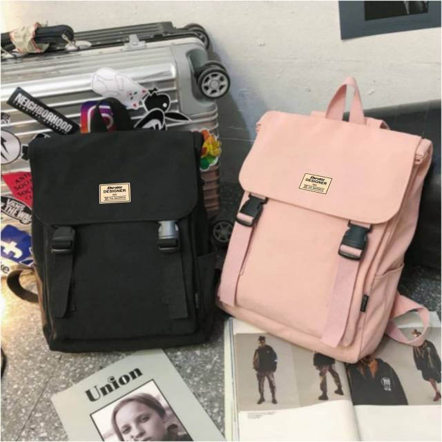 Tas Ransel Wanita SD SMP SMA SMK Backpack Sekolah Multifungsi Kekinian