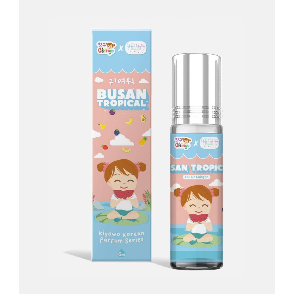 BPOM-Parfum Yeppu Yeppu Kiyowo Korean Series 6ml roll, 30ml spray