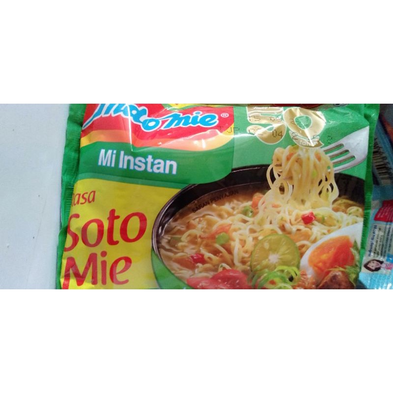 

Indomie Soto mie/ayam bawang mie instan 5pcs