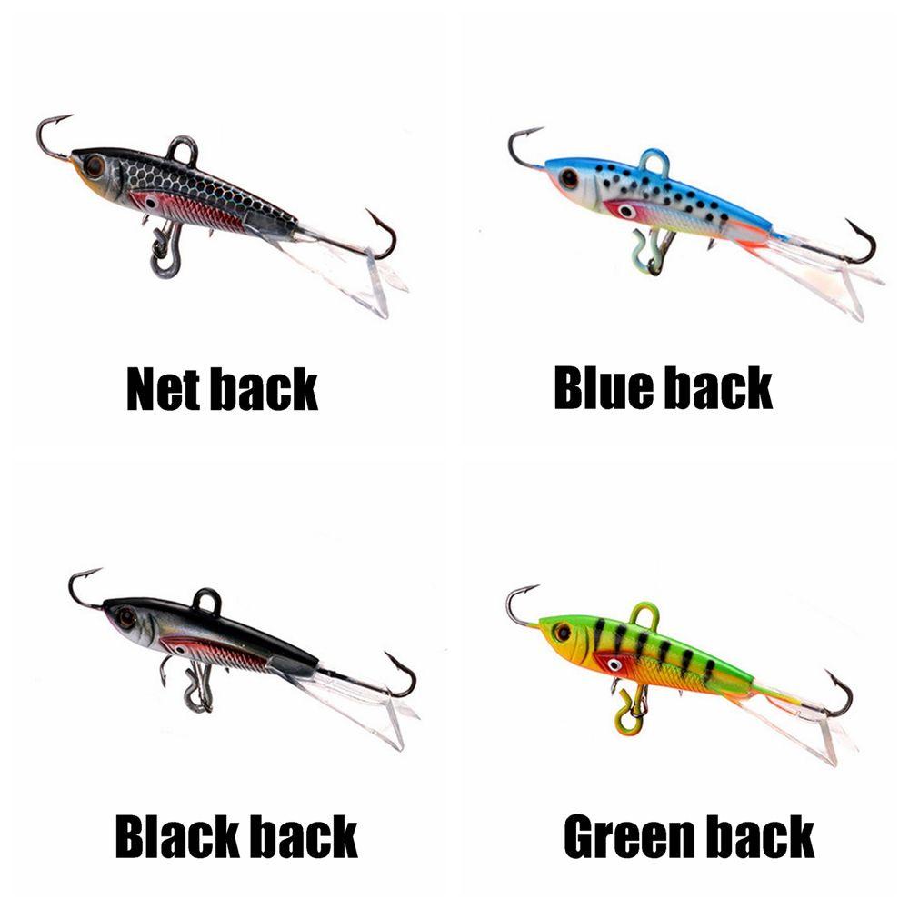 Top Ice Fishing Lure Iming Penyeimbang Buatan Walleye Lead Hard Hook