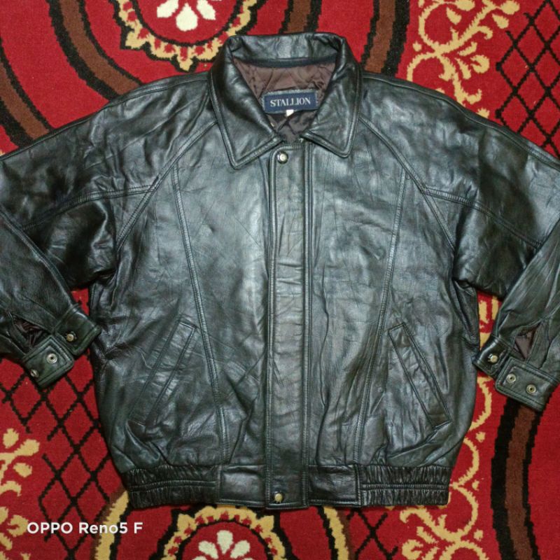 JAKET KULIT PRIA STALLION BEKAS